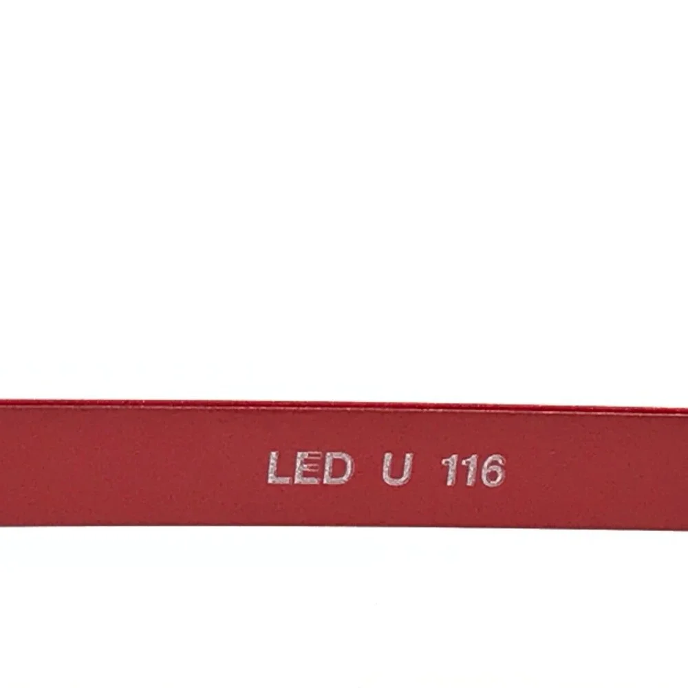 Anne et Valentin Eyeglasses Frames LED U 116 Brown Red Rectangular 45-25-135
